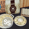 Meat Dumplings and a Product logo