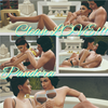 Couple taking a bath pose pack logo