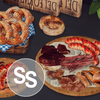 Beer Plate Appetizer and Pretzels logo